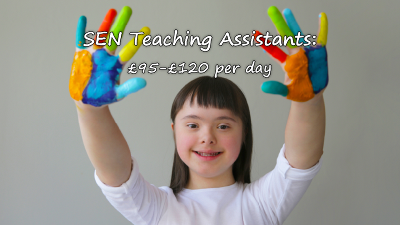 SEN Teaching Assistants: £95-120 per day